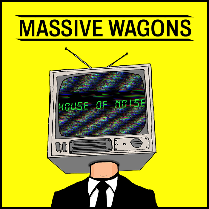 MASSIVE WAGONS - House of Noise 12" LP - BLUE MASSIVE WAGONS - House of Noise 12" LP - BLUE
