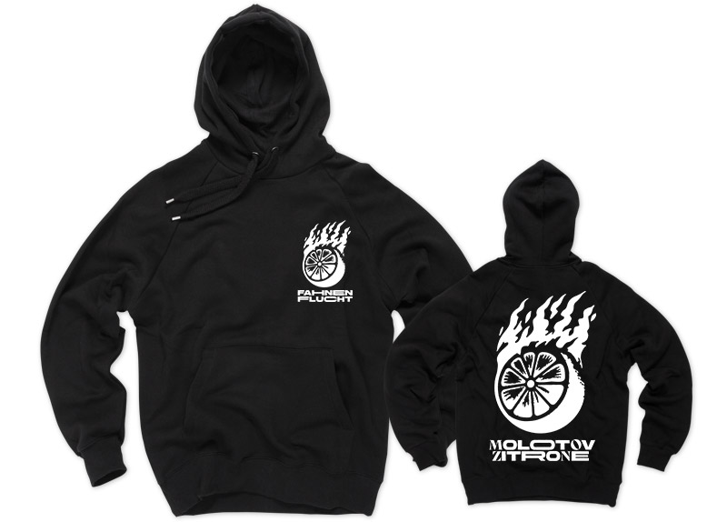 FAHNENFLUCHT - Molotov Zitrone Hoodie - WHITE...
