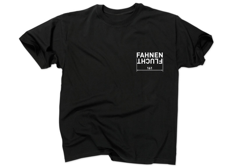FAHNENFLUCHT - Technische Zeichnung T-Shirt