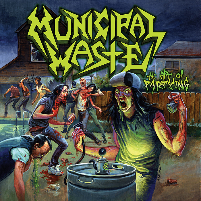 MUNICIPAL WASTE - The Art Of Partying 12" LP - BLACK