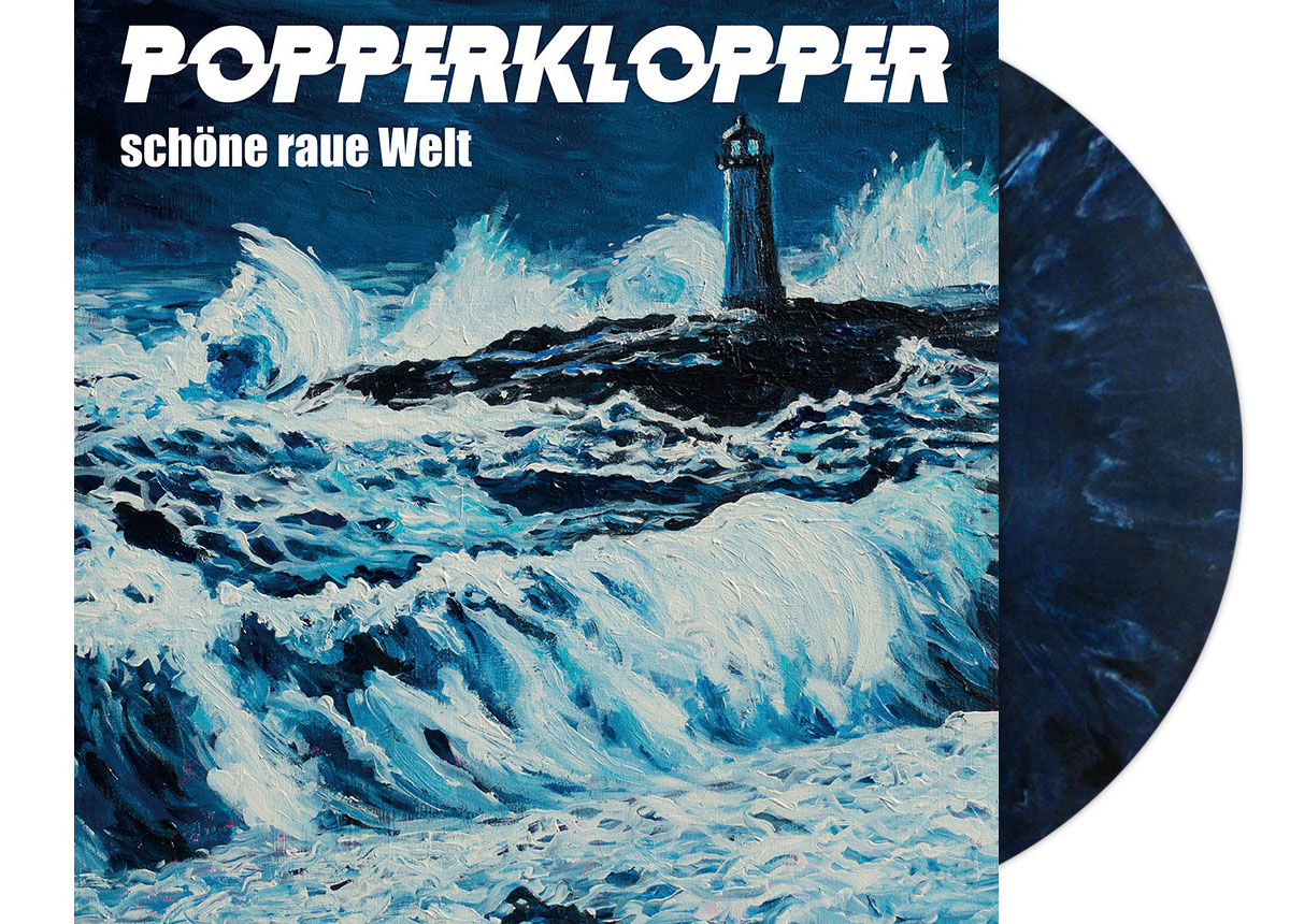 POPPERKLOPPER - Schöne raue Welt 12" LP - BLUE MARBLED