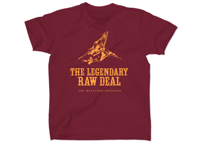 merch_shirt_thelegendaryrawdeal_wolftone LEGENDARY RAW DEAL, THE - The Wolftone Sessio...
