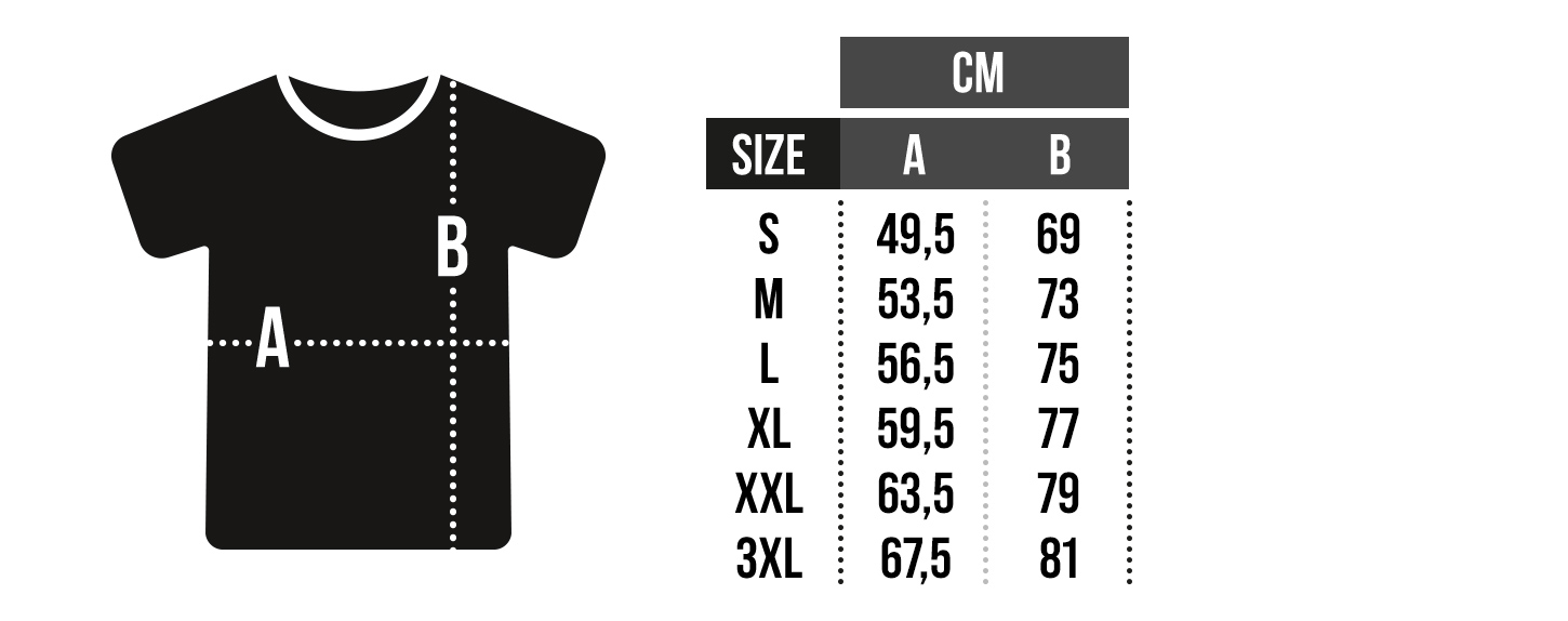 Show size chart