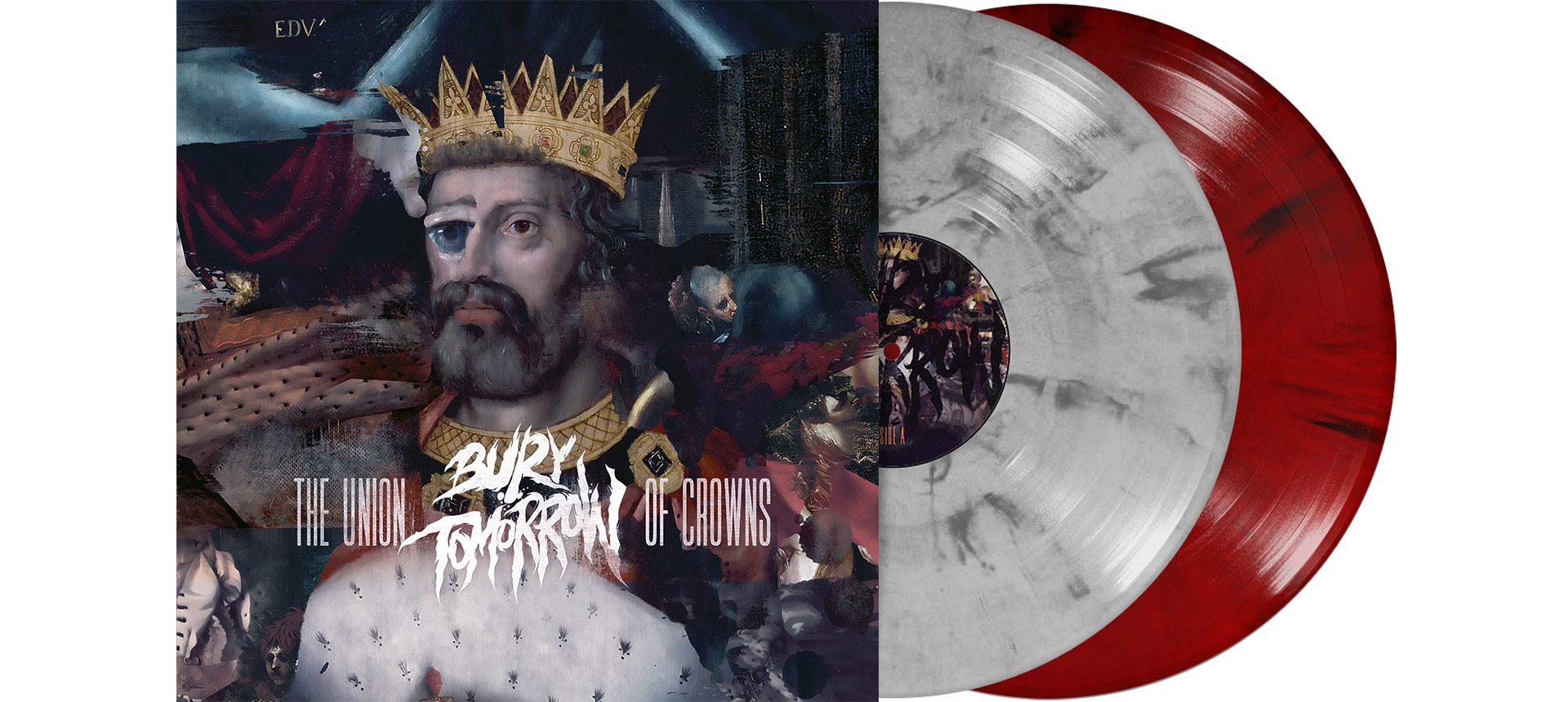 BURY TOMORROW - The Union Of Crowns 12" DO-LP - WHITE RED