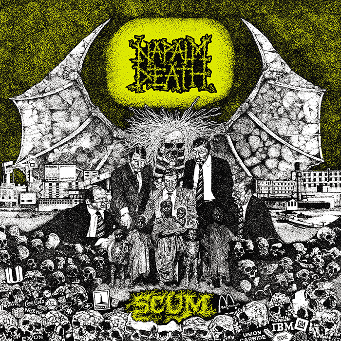 NAPALM DEATH - Scum 12" LP - BLACK