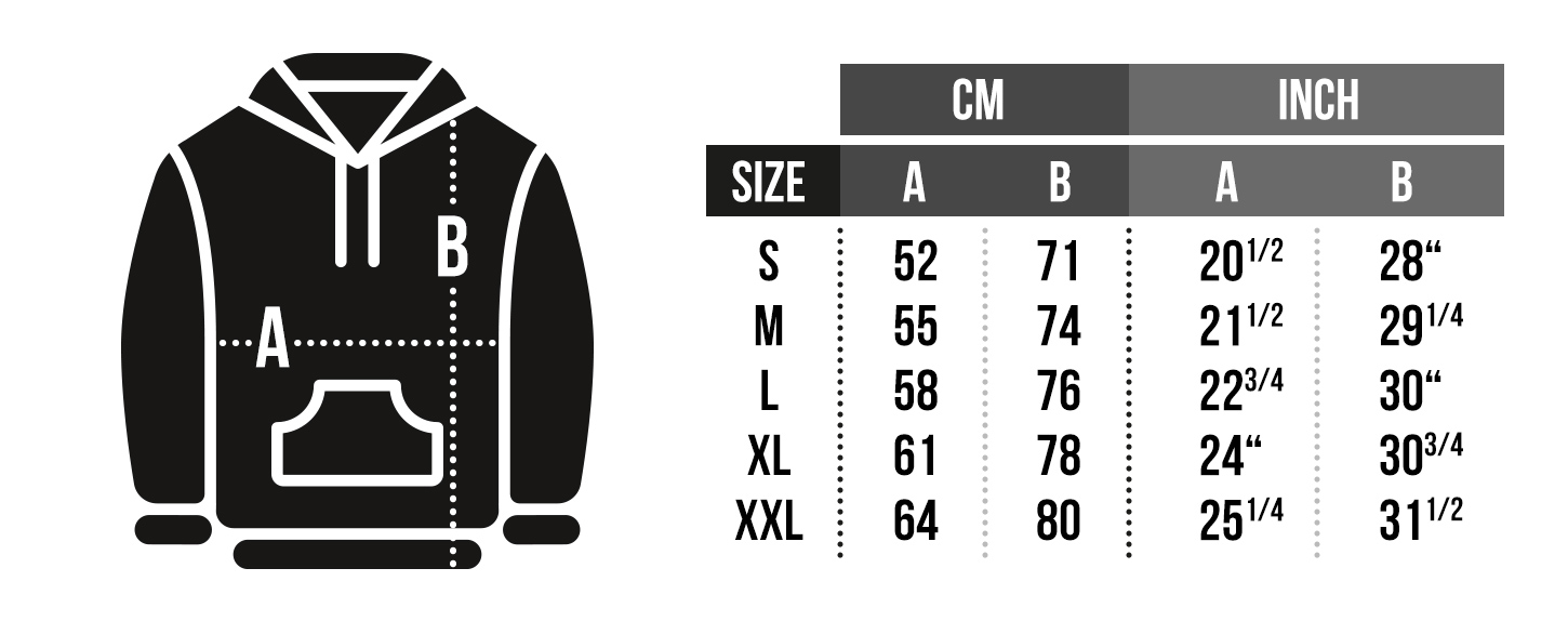 Show size chart
