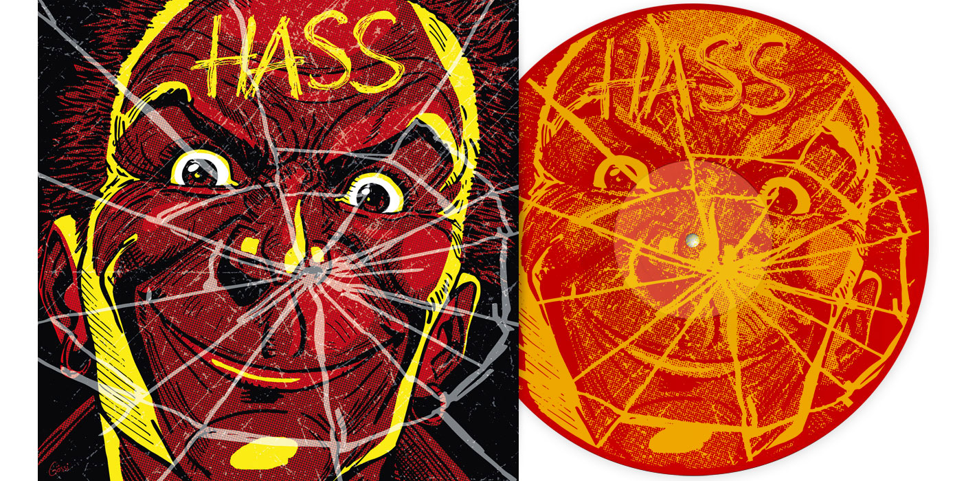 vinyl_silkscreen_hass_ep HASS - Hass EP 12" EP - RED inkl. Siebdruck