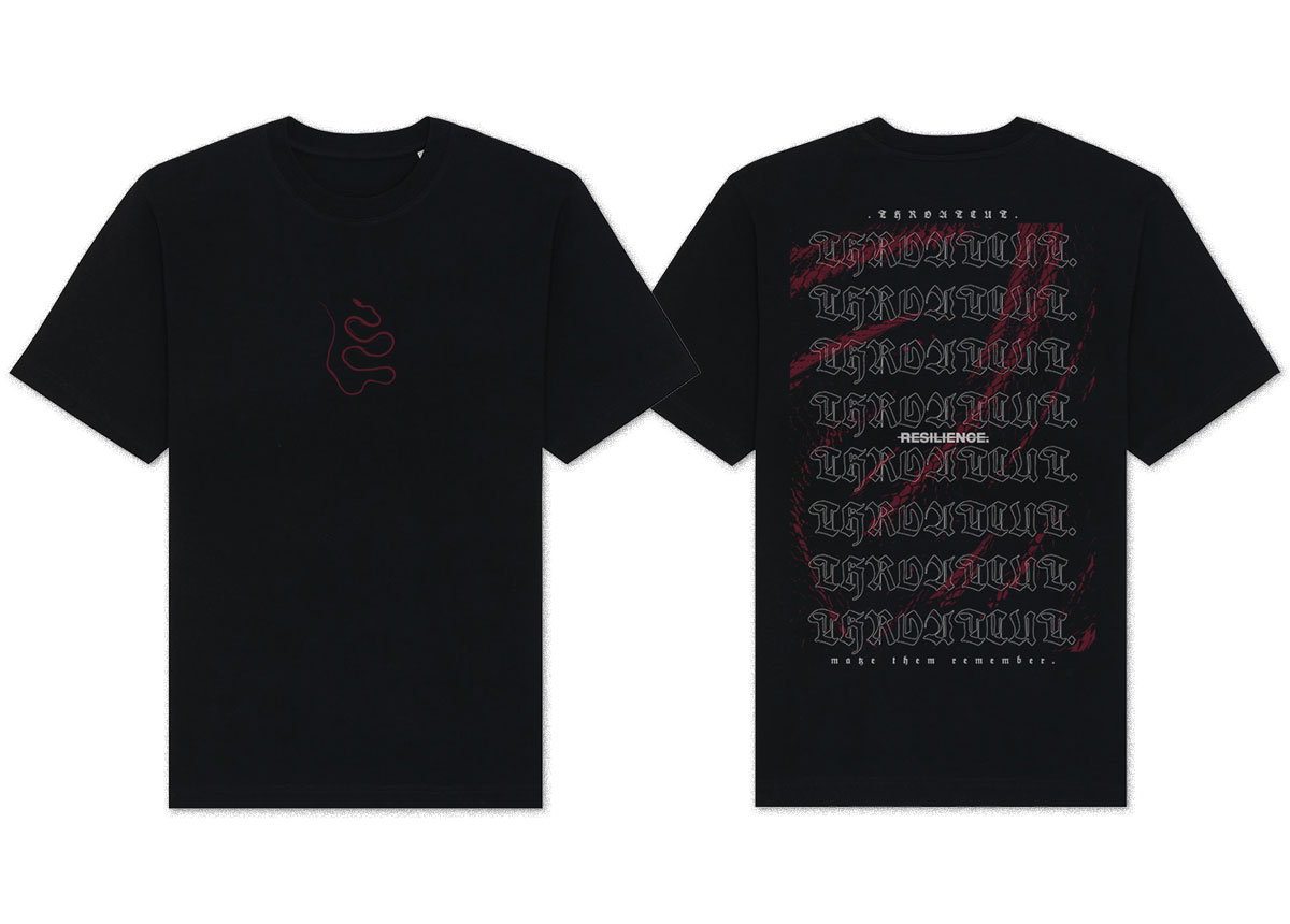 THROATCUT. - RESILIENCE. T-Shirt