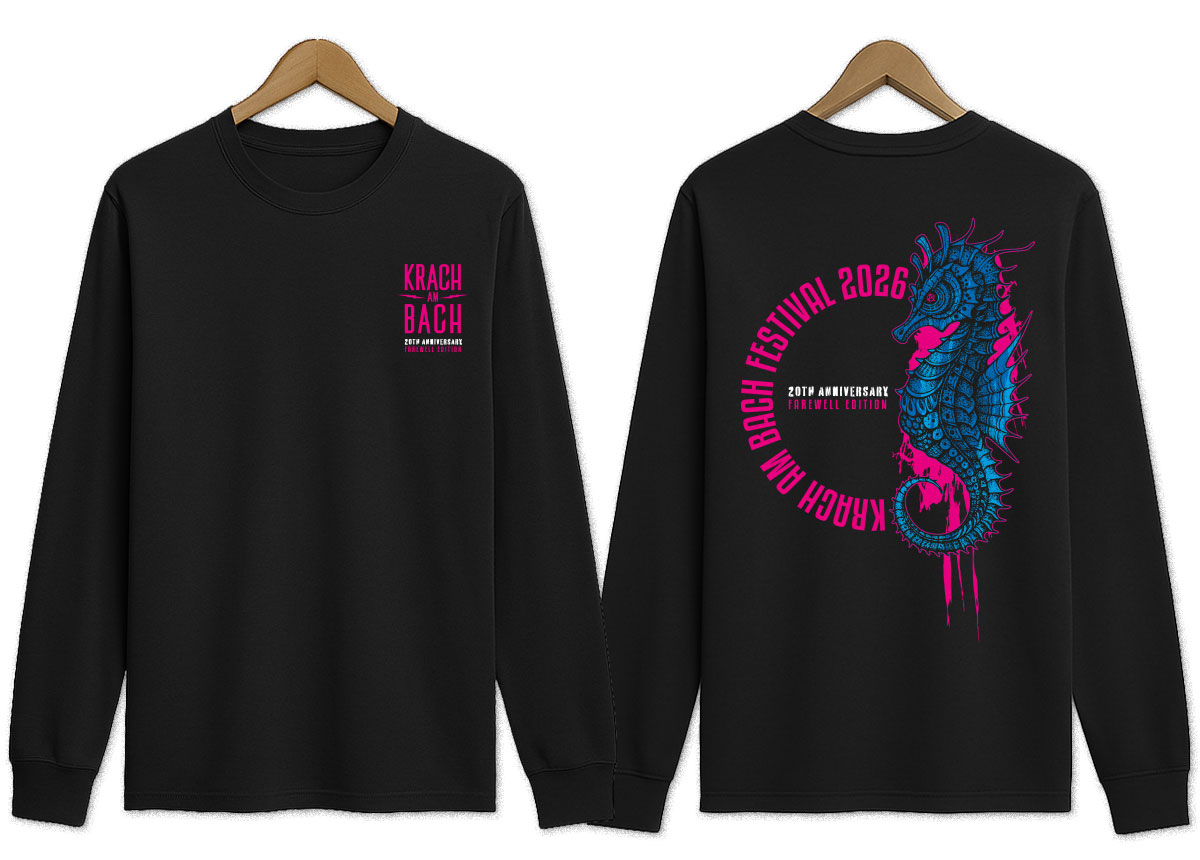 KRACH AM BACH - Festival 2026 Logo Longsleeve...