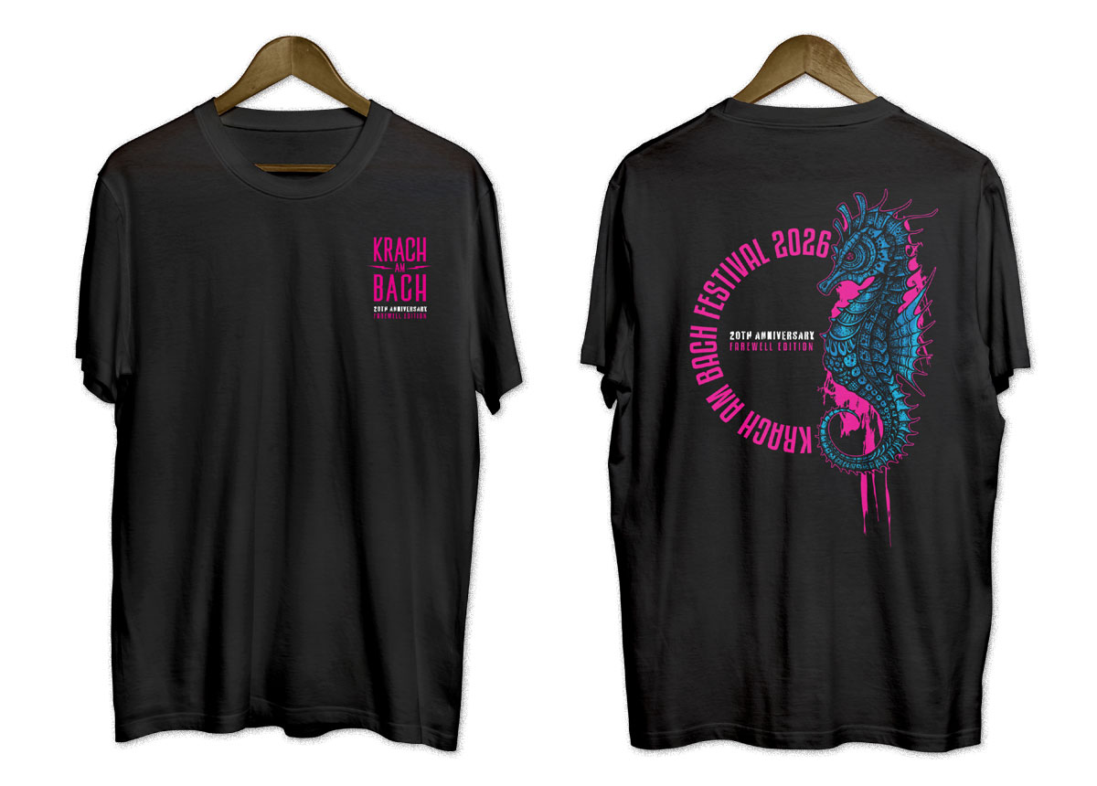 KRACH AM BACH - Festival 2026 Logo T-Shirt