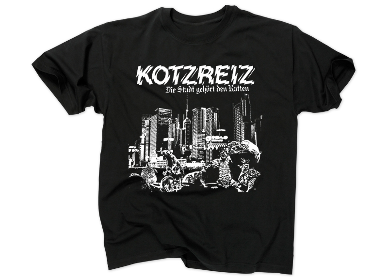 merch_shirt_kotzreiz_diestadt_coverversion KOTZREIZ - Die Stadt gehört den Ratten T-Shir...
