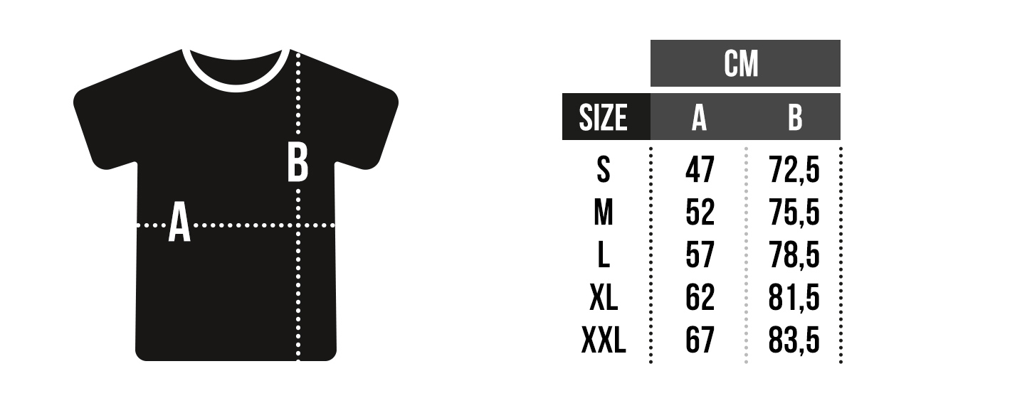 Show size chart