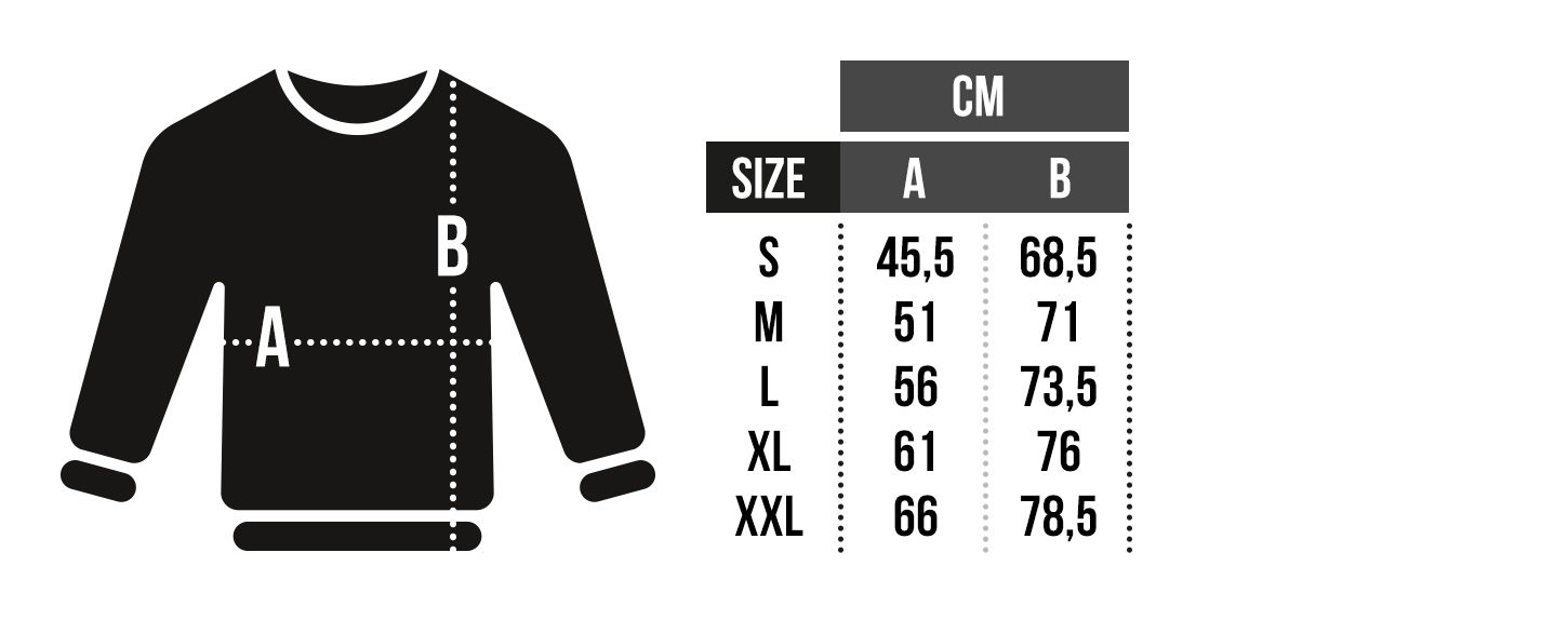 Show size chart