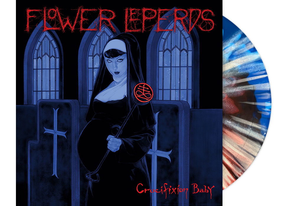 vinyl_flowerleperds_crucifixionbaby_splatter FLOWER LEPERDS - Crucifixion Baby 12" LP - SP...