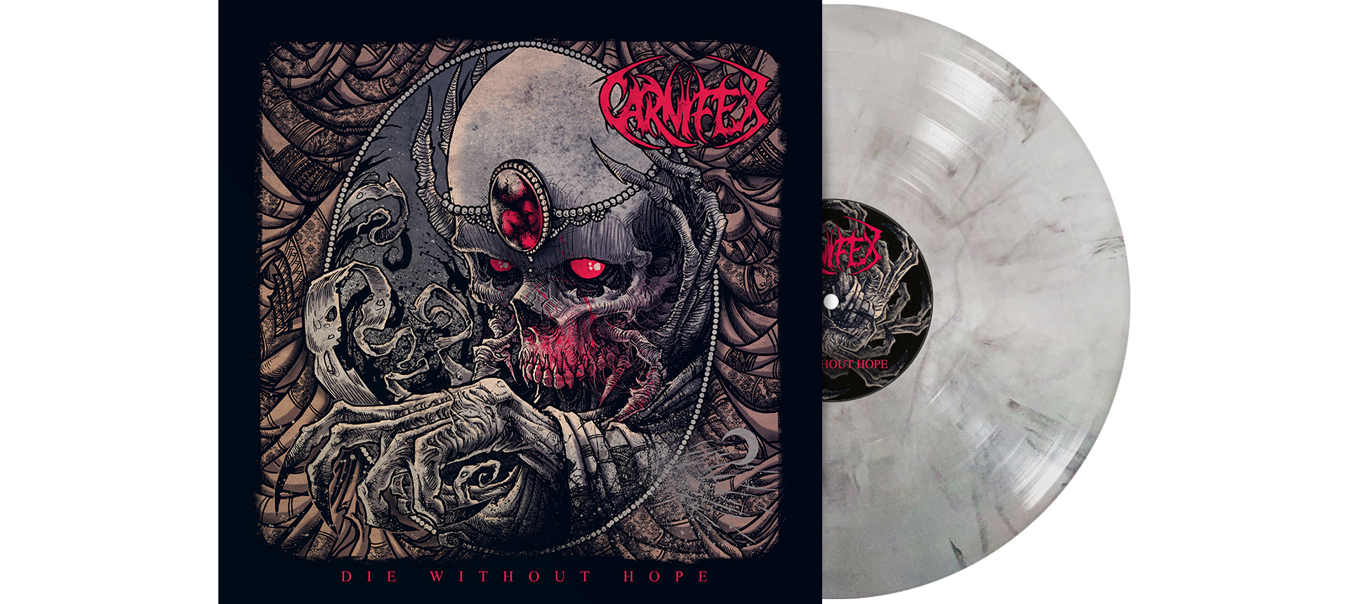 CARNIFEX - Die Without Hope 12" LP - SILVER BLACK
