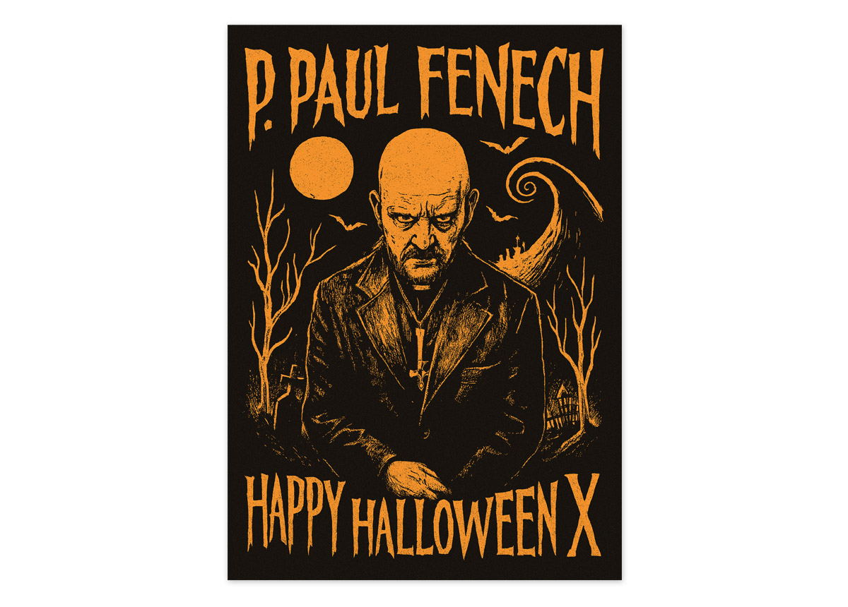 Poster_1200x860_PPaulFenech_HappyHalloweenX P. PAUL FENECH - Happy Halloween X Poster