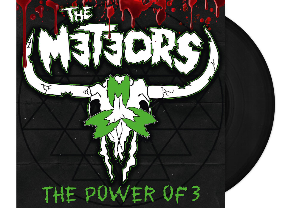 METEORS, THE - The Power Of 3 12" LP - BLACK