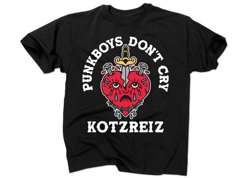 KOTZREIZ - Punkboys Don't Cry (Colored) T-Shi...