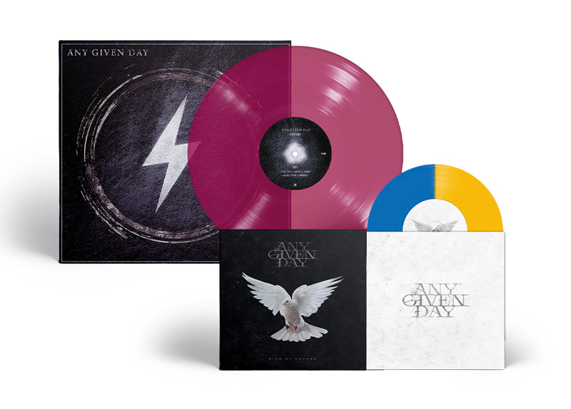 ANY GIVEN DAY - Overpower 12" LP - MAGENTA + ...