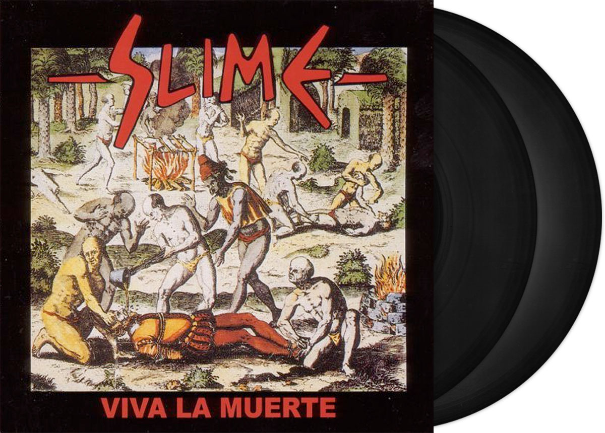 SLIME - Viva La Muerte 12" DO-LP - BLACK