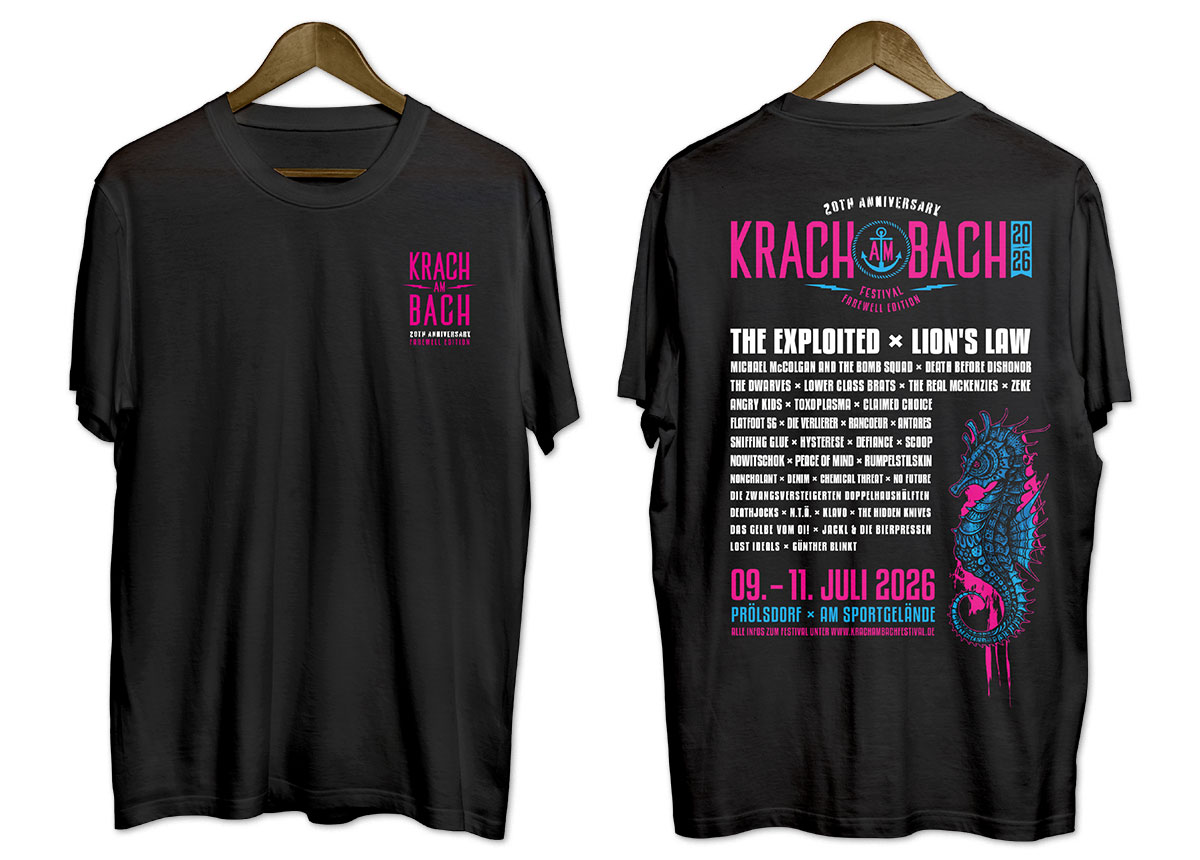 KRACH AM BACH - Festival 2026 Line-Up T-Shirt