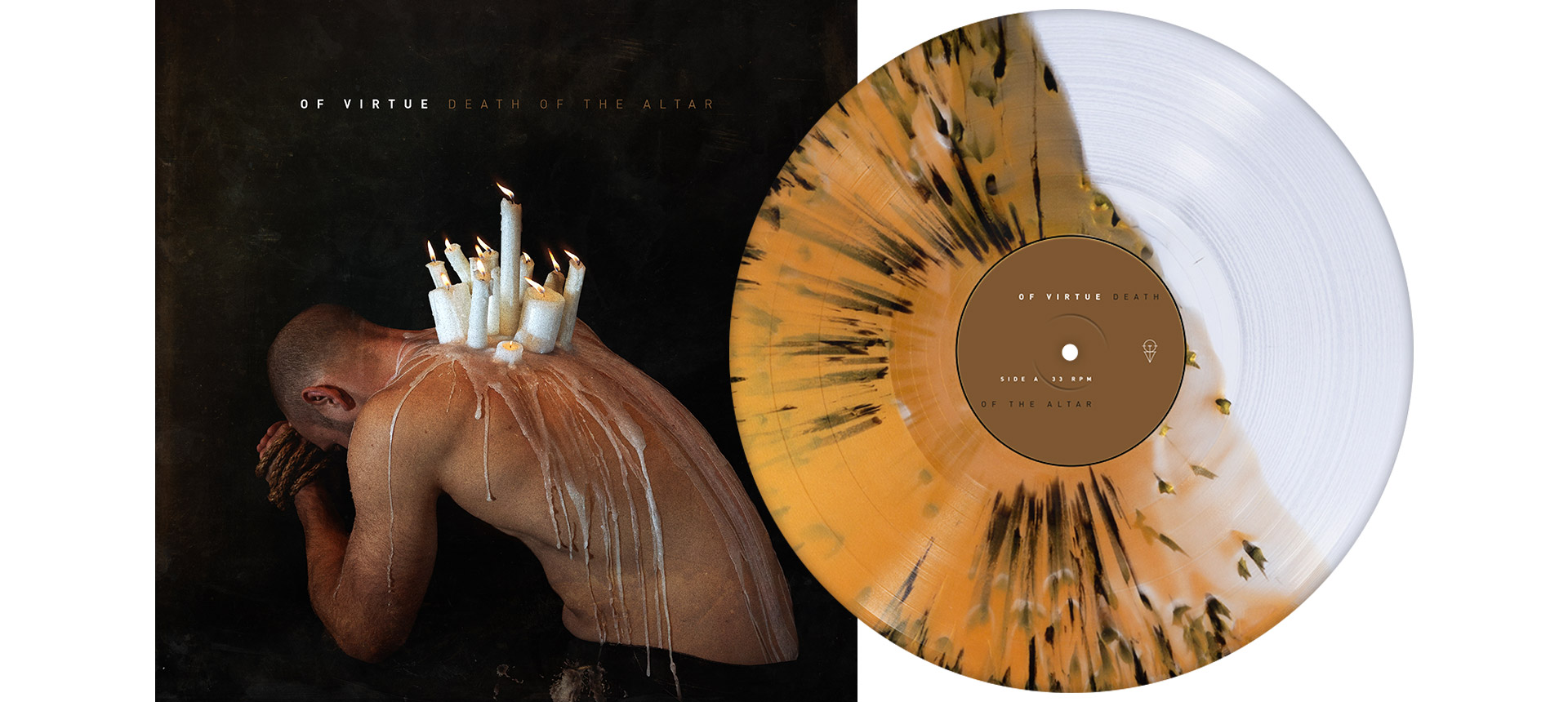 OF VIRTUE - Death Of The Altar 12" LP - YOLK SPLATTER