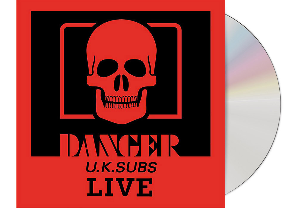 U.K. SUBS - Danger - Live (The Chaos Tape) CD U.K. SUBS - Danger - Live (The Chaos Tape) CD