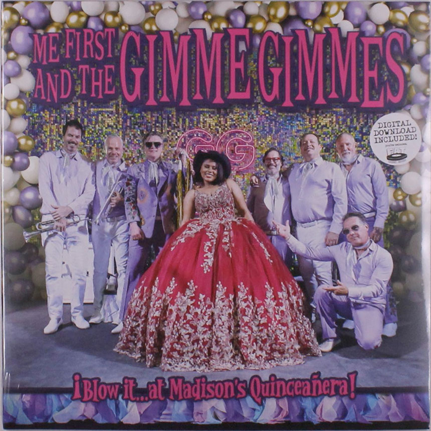 ME FIRST AND THE GIMME GIMMES - Blow It At Madison's Quinceanera 12" LP - PINK ME FIRST AND THE GIMME GIMMES - Blow It At Madison's Quinceanera 12" LP - PINK