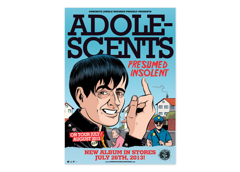 ADOLESCENTS - Presumed Insolent Poster
