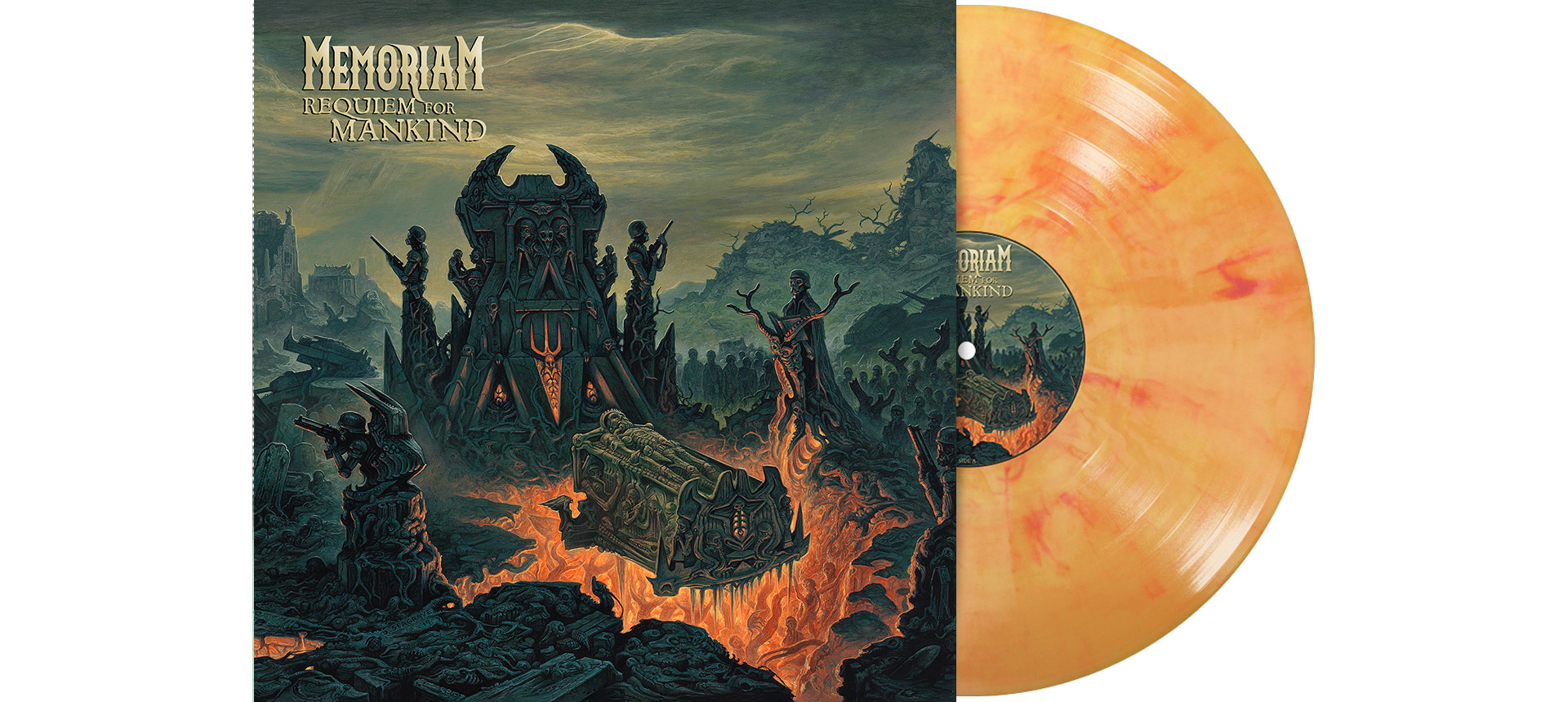 MEMORIAM - Requiem For Mankind 12" LP - YELLOW RED