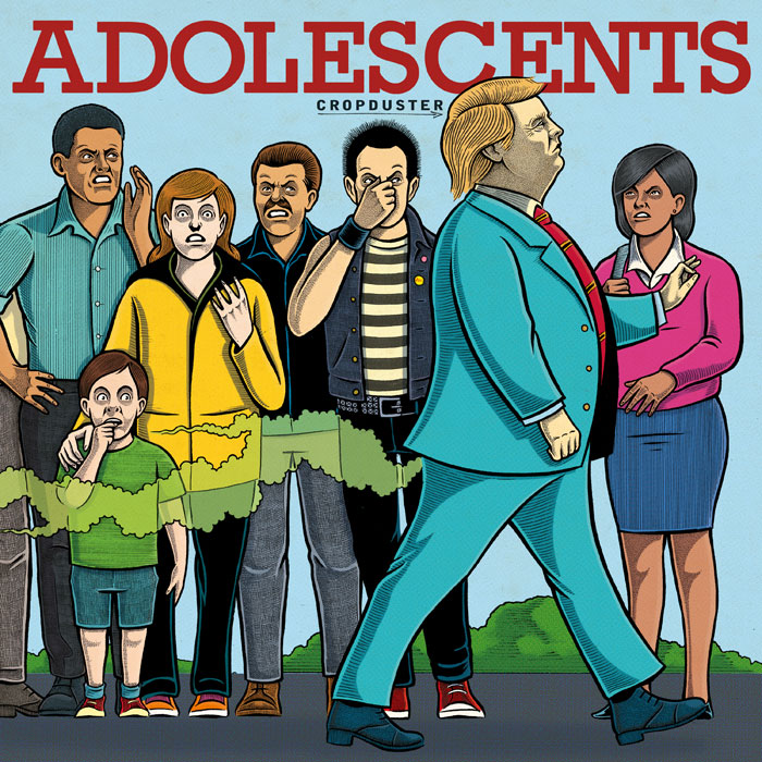 ADOLESCENTS - Cropduster 12" LP - GOLD ADOLESCENTS - Cropduster 12" LP - GOLD