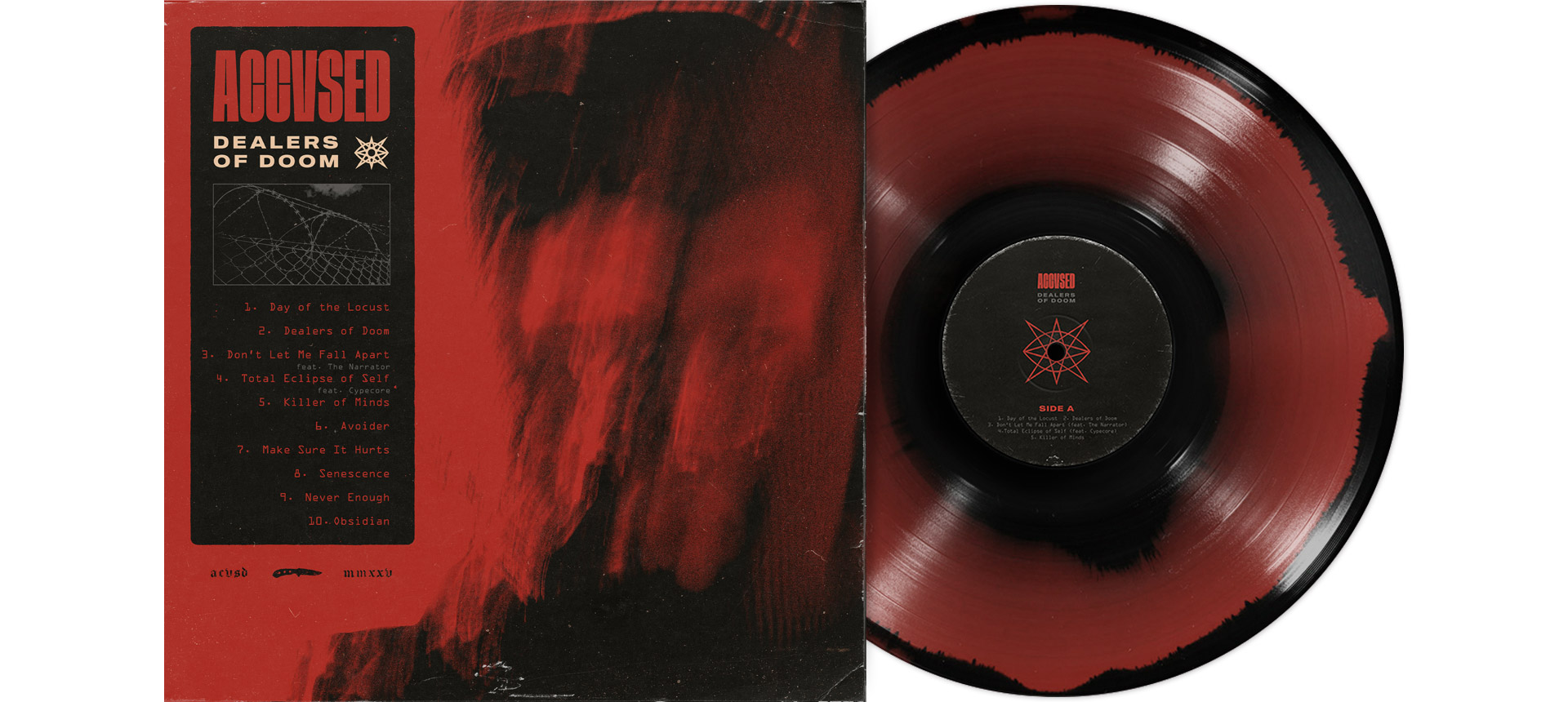 ACCVSED - Dealers of Doom 12" LP - CORONA ACCVSED - Dealers of Doom 12" LP - CORONA