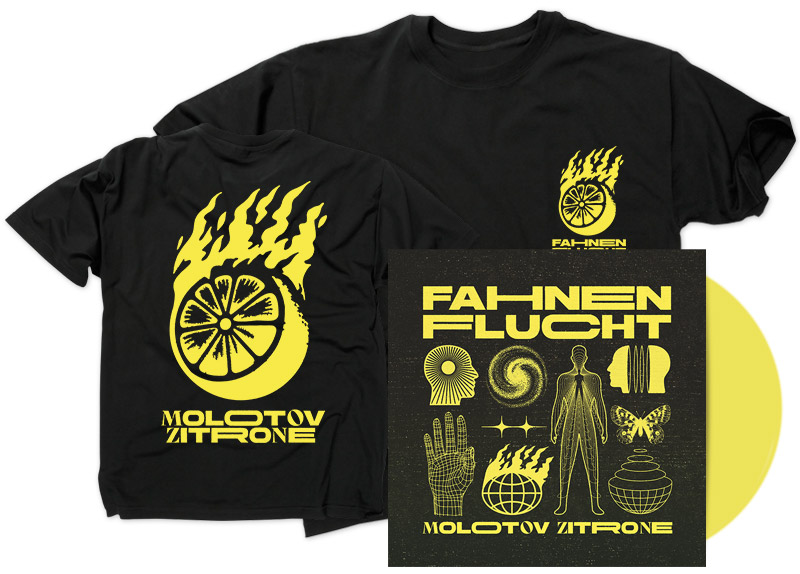 FAHNENFLUCHT - Molotov Zitrone 12" LP + T-Shirt Bundle