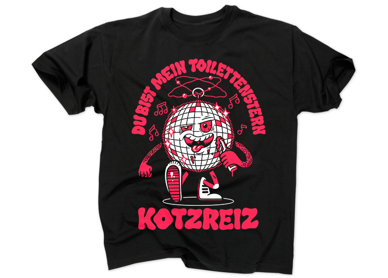 merch_shirt_kotzreiz_toilettenstern KOTZREIZ - Toilettenstern T-Shirt