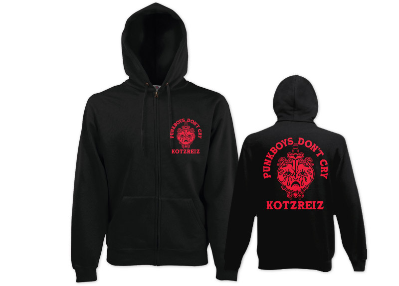 KOTZREIZ - Punkboys Don't Cry (Rot) Zipper