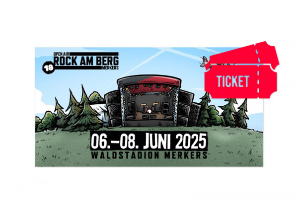 Rock am Berg - Wochenendticket - 06. - 08.06.2025