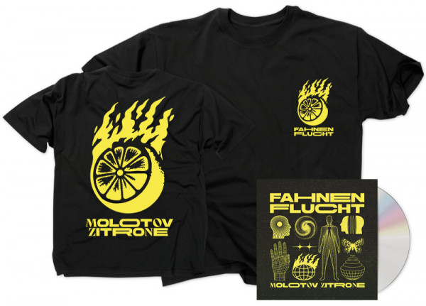 FAHNENFLUCHT - Molotov Zitrone CD + T-Shirt Bundle